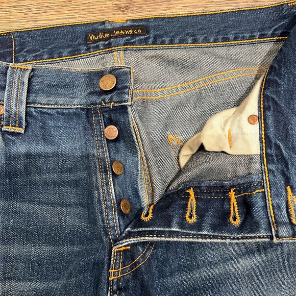 Nudie jeans. W33xL34. Button fly - Picture 2 of 14